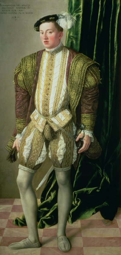 Archduke Ferdinand of Tirol (1529-95), son of the Holy Roman Emperor Ferdinand I (1503-64), 1548 by Jakob Seisenegger