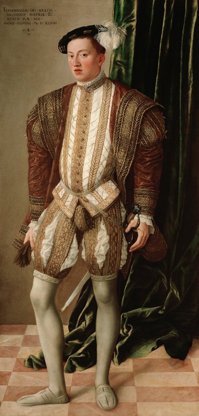 Portrait of Ferdinand II, Archduke of Austria by Jakob Seisenegger