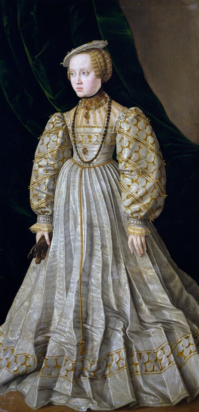 Portrait of Anna of Austria by Jakob Seisenegger