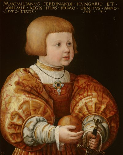 Portrait of Maximilian of Austria, Aged Three, 1630 by Jakob Seisenegger