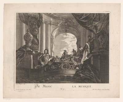 Allegory of Music (Allegorical Representations series) by Jakob Wangner