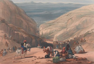 The Second Descent through the Koojah Pass by James (after) Atkinson
