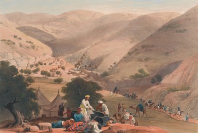 The Third Descent of the Khojak Pass, c.1839 by James (after) Atkinson