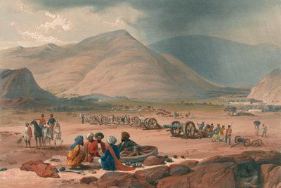 The Village of Urghundee by James (after) Atkinson