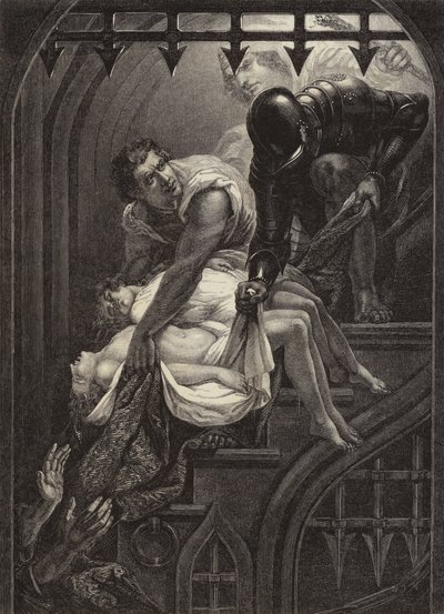 Burial of the Princes in the Tower by James (after) Northcote