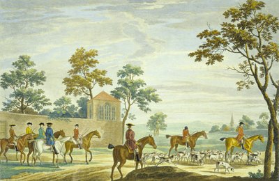 Going Out in the Morning (engraved by P.C. Canot) by James (after) Seymour