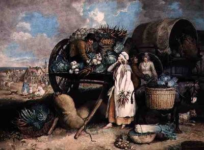 A Vegetable Market by James (after) Ward