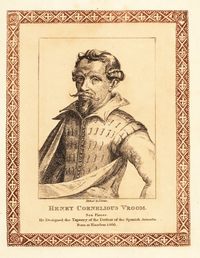 Hendrik Cornelisz Vroom, Dutch Golden Age Marine Painter 1817 by James (c.1780 after 1820) Girtin