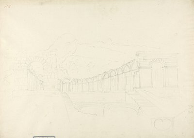 Temple above Spring at Zaghouan by James 1730 94 Bruce