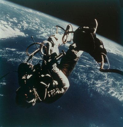 Astronaut Edward White Performs the First American Spacewalk, 3 June 1965 by James A McDivitt