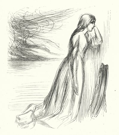 Left His Home by James Abbott McNeill (after) Whistler