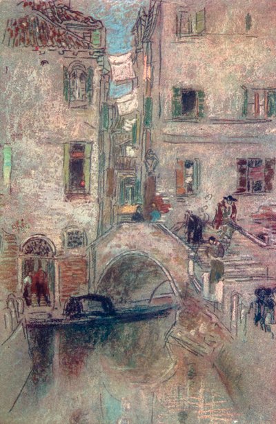 A Bye Canal, Venice, 19th Century, 1904 by James Abbott McNeill Whistler