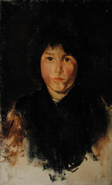A Corsican Child by James Abbott McNeill Whistler