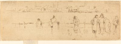 A Sketch on the Embankment by James Abbott McNeill Whistler