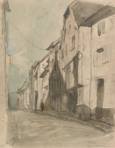 A Street at Saverne by James Abbott McNeill Whistler