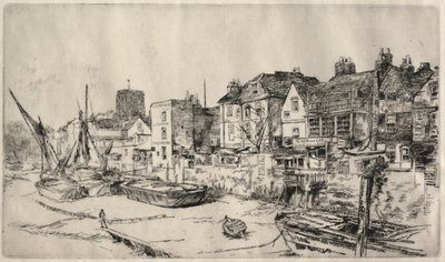 Adam and Eve Tavern, Old Chelsea by James Abbott McNeill Whistler