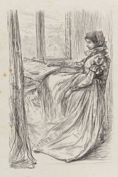 An Illustration to The Morning before the Massacre of St. Bartholomew, 1862 by James Abbott McNeill Whistler