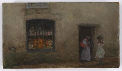 An Orange Note: Sweet Shop by James Abbott McNeill Whistler