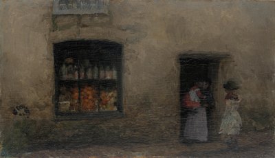An Orange Note: Sweet Shop by James Abbott McNeill Whistler