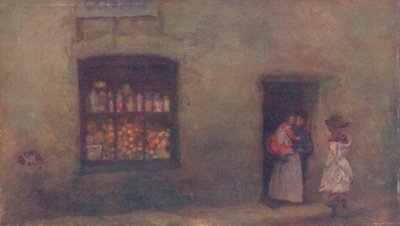 An Orange Note: Sweet Shop by James Abbott McNeill Whistler