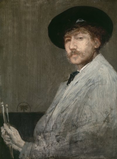 Arrangement in Grey: Portrait of the Painter by James Abbott McNeill Whistler