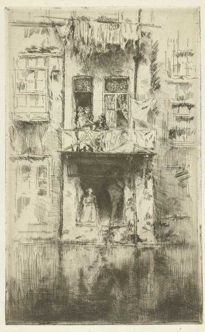 Balcony of a House in Amsterdam by James Abbott McNeill Whistler
