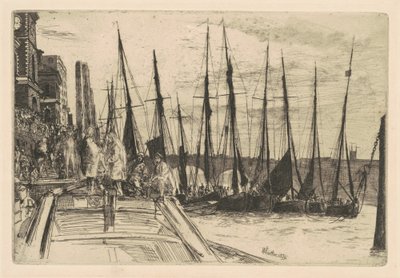 Billingsgate, 1859 by James Abbott McNeill Whistler