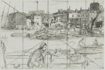 Black Lion Wharf by James Abbott McNeill Whistler