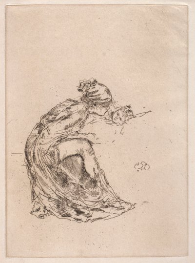 Cameo, No. 1 Mother and Child, c. 1890-1893 by James Abbott McNeill Whistler