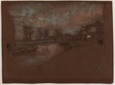Campo Sta. Marta - Winter Evening by James Abbott McNeill Whistler
