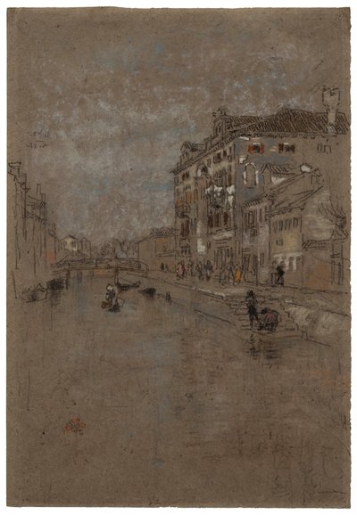 Canal in Venice Tobacco Warehouse by James Abbott McNeill Whistler