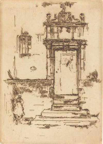 Chapel Doorway, Montresor by James Abbott McNeill Whistler