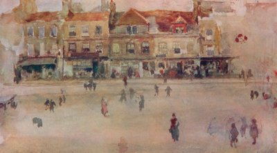 Chelsea Shops by James Abbott McNeill Whistler