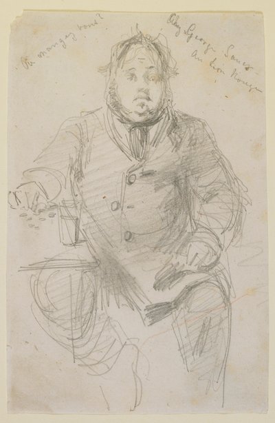 Chez George Sauer a Lion Rouge by James Abbott McNeill Whistler