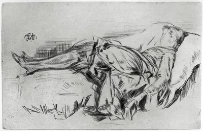 Child on a Couch by James Abbott McNeill Whistler