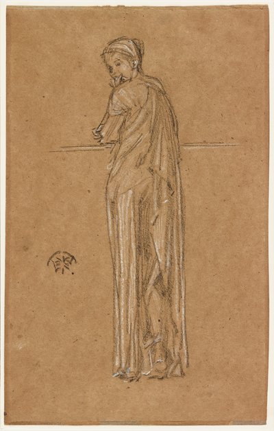 Draped Figure Standing by James Abbott McNeill Whistler