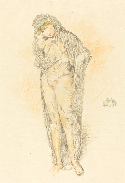 Draped Figure, Standing by James Abbott McNeill Whistler