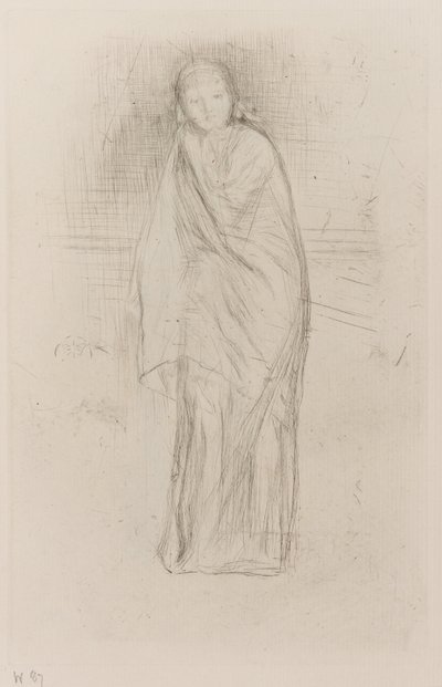 Draped Model by James Abbott McNeill Whistler