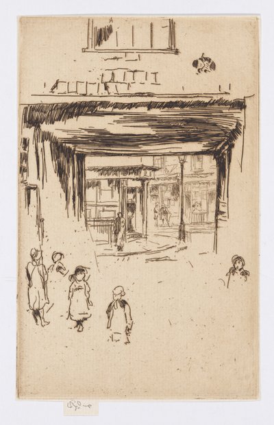 Drury Lane, c.1880-81 by James Abbott McNeill Whistler