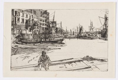 Eagle Wharf (Tyzac Whiteley and Co.) by James Abbott McNeill Whistler