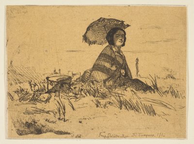 In Full Sunlight by James Abbott McNeill Whistler