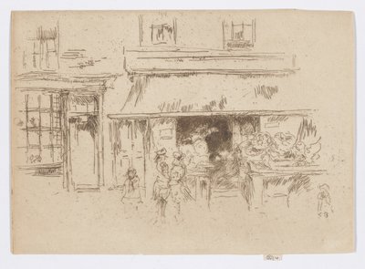Exeter Street, c.1886-88 by James Abbott McNeill Whistler
