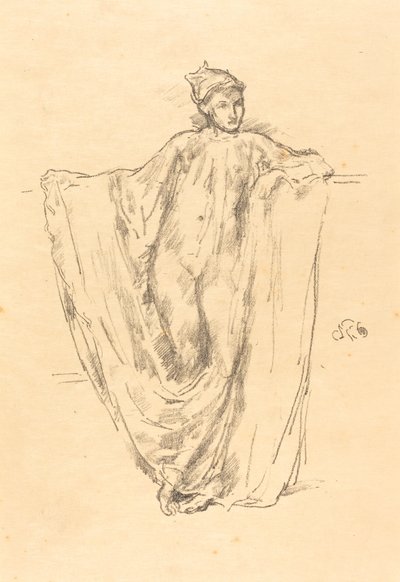 Figure Study by James Abbott McNeill Whistler
