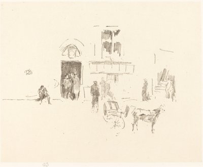 Gaiety Stage Door, 1879-1887 by James Abbott McNeill Whistler
