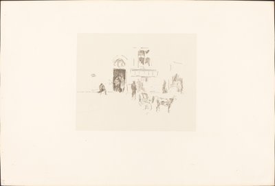 Gaiety Stage Door, 1879-1887 by James Abbott McNeill Whistler