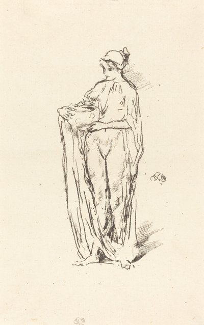 Girl with Bowl, 1895 by James Abbott McNeill Whistler