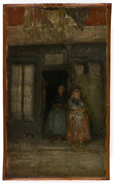 Gold and Orange: The Neighbors, c.1894-95 by James Abbott McNeill Whistler
