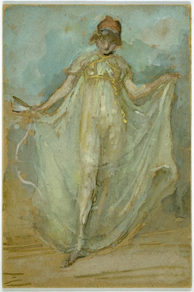 Green and Blue: The Dancer by James Abbott McNeill Whistler