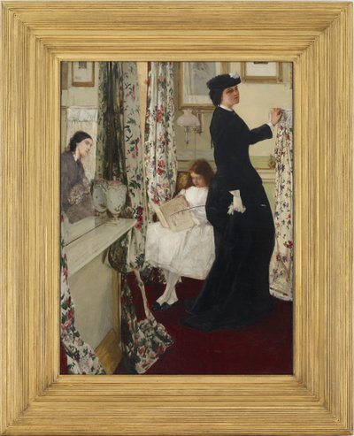 Harmony in Green and Rose: The Music Room by James Abbott McNeill Whistler