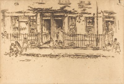 Justice Walk - Chelsea by James Abbott McNeill Whistler